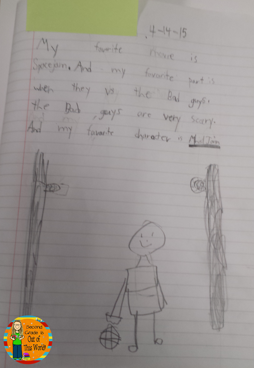 Class writing journal example class writing journal in action